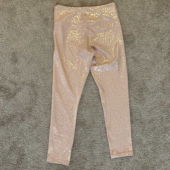 ZYIA Pink and Gold Active Leggings - Picture 4 of 4